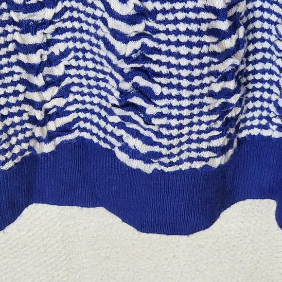 Arden B Blue Sleeveless Racer Back Sweater Rayon Span Form Fitting Dress Size S - Picture 14 of 16